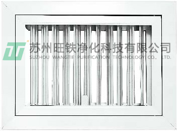 可拆式對(duì)開(kāi)多葉回風(fēng)窗